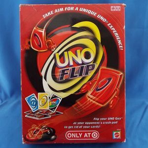 UNO FLIP Card Game by Mattel with UNO Guy Launcher for Family Fun N7857 (2009)